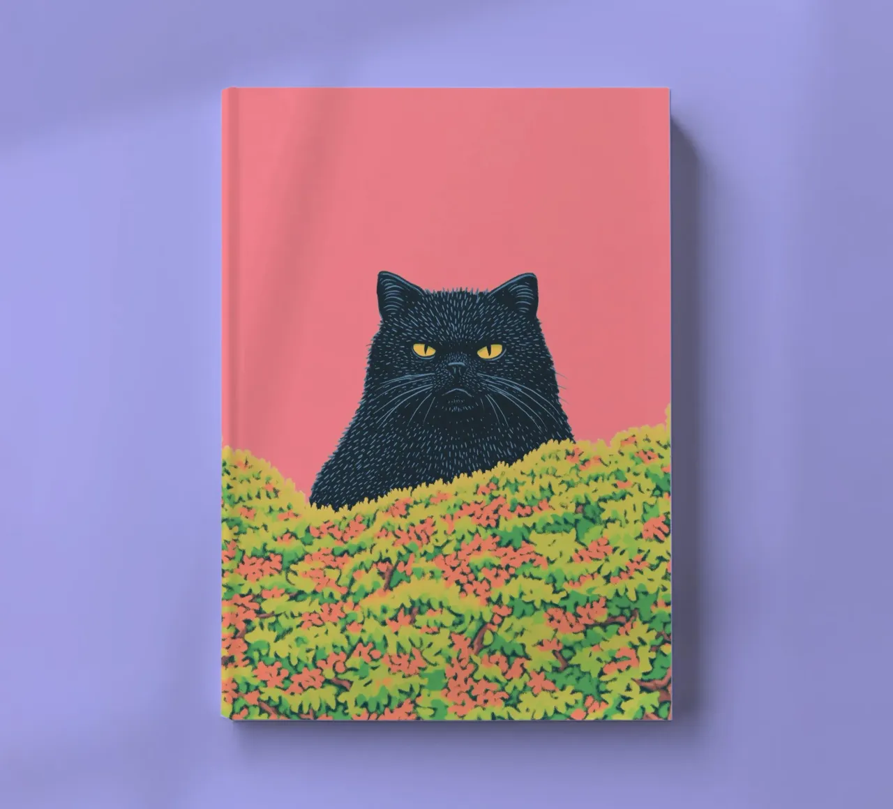 Grumpy Cat PinkPop Art: Funny, Bold & Perfect for Cat Lovers notebook by Kaji