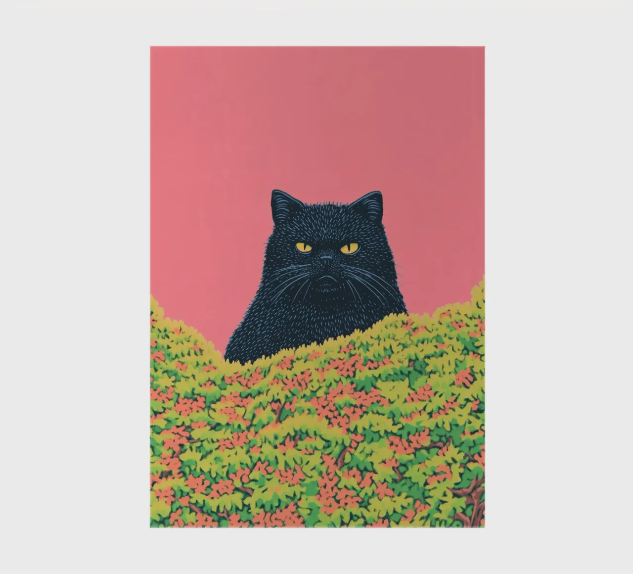 Grumpy Cat PinkPop Art: Funny, Bold & Perfect for Cat Lovers notebook by Kaji