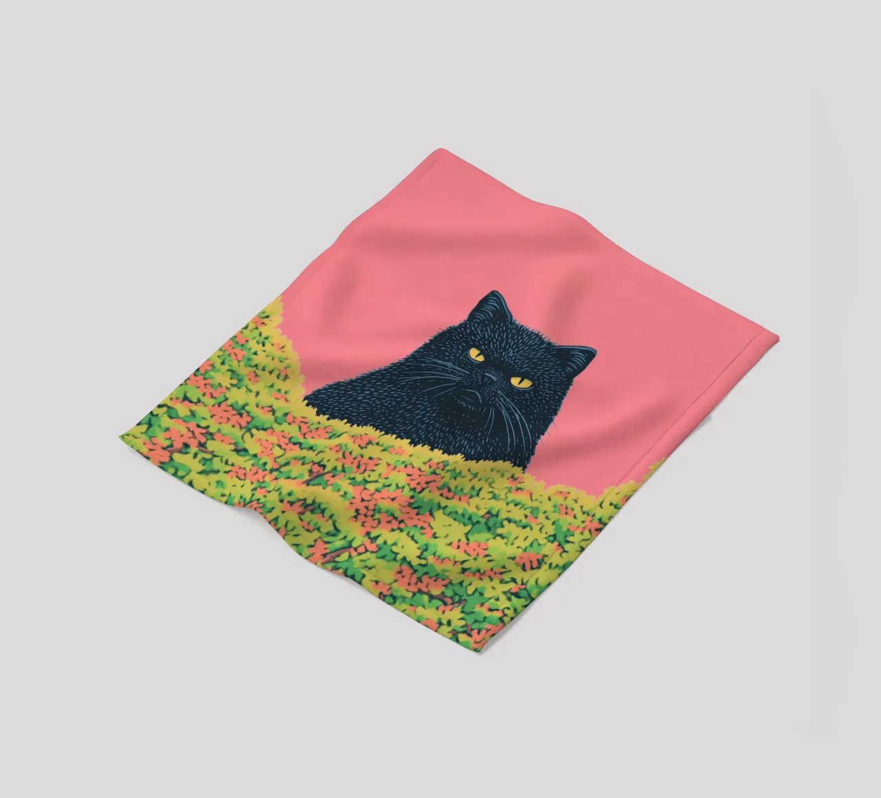 Grumpy Cat PinkPop Art: Divertente, audace e perfetto per gli amanti dei gatti coperta in pile da Kaji