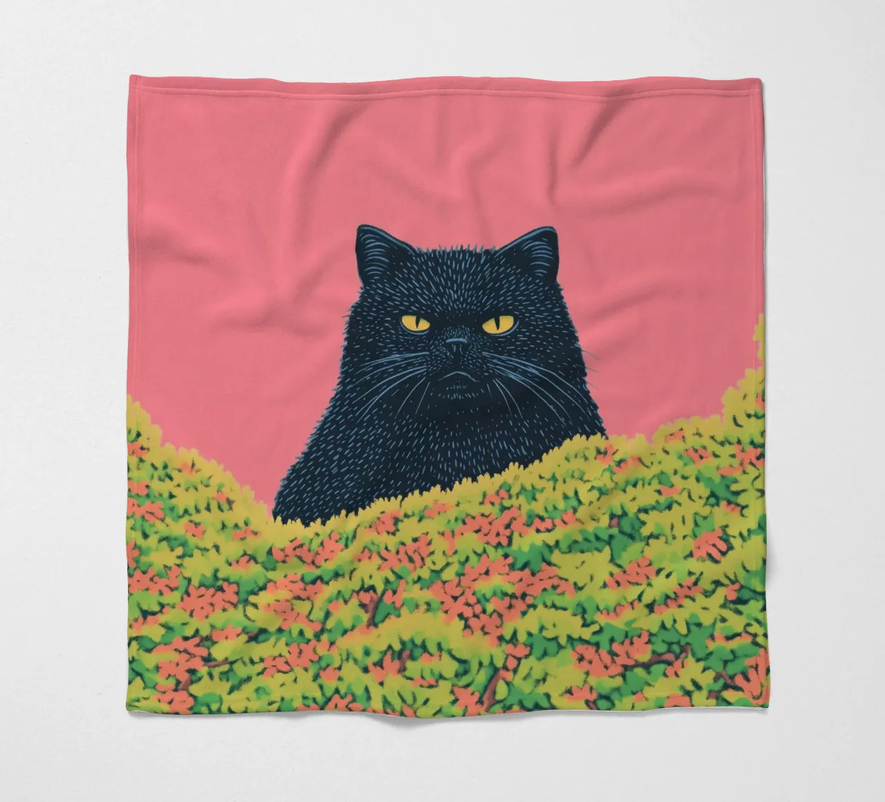 Grumpy Cat PinkPop Art: Divertente, audace e perfetto per gli amanti dei gatti coperta in pile da Kaji