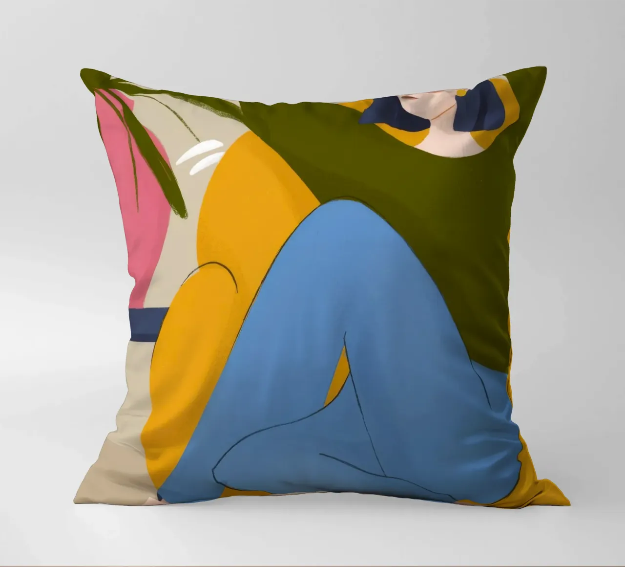 Sedia gialla relax cuscino da Kamera Obskura