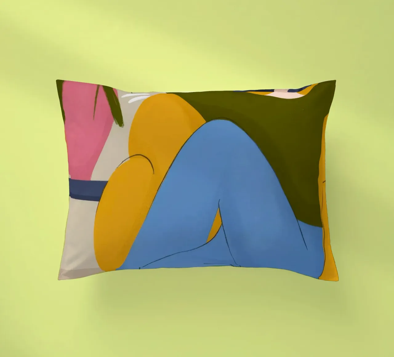Sedia gialla relax cuscino da Kamera Obskura
