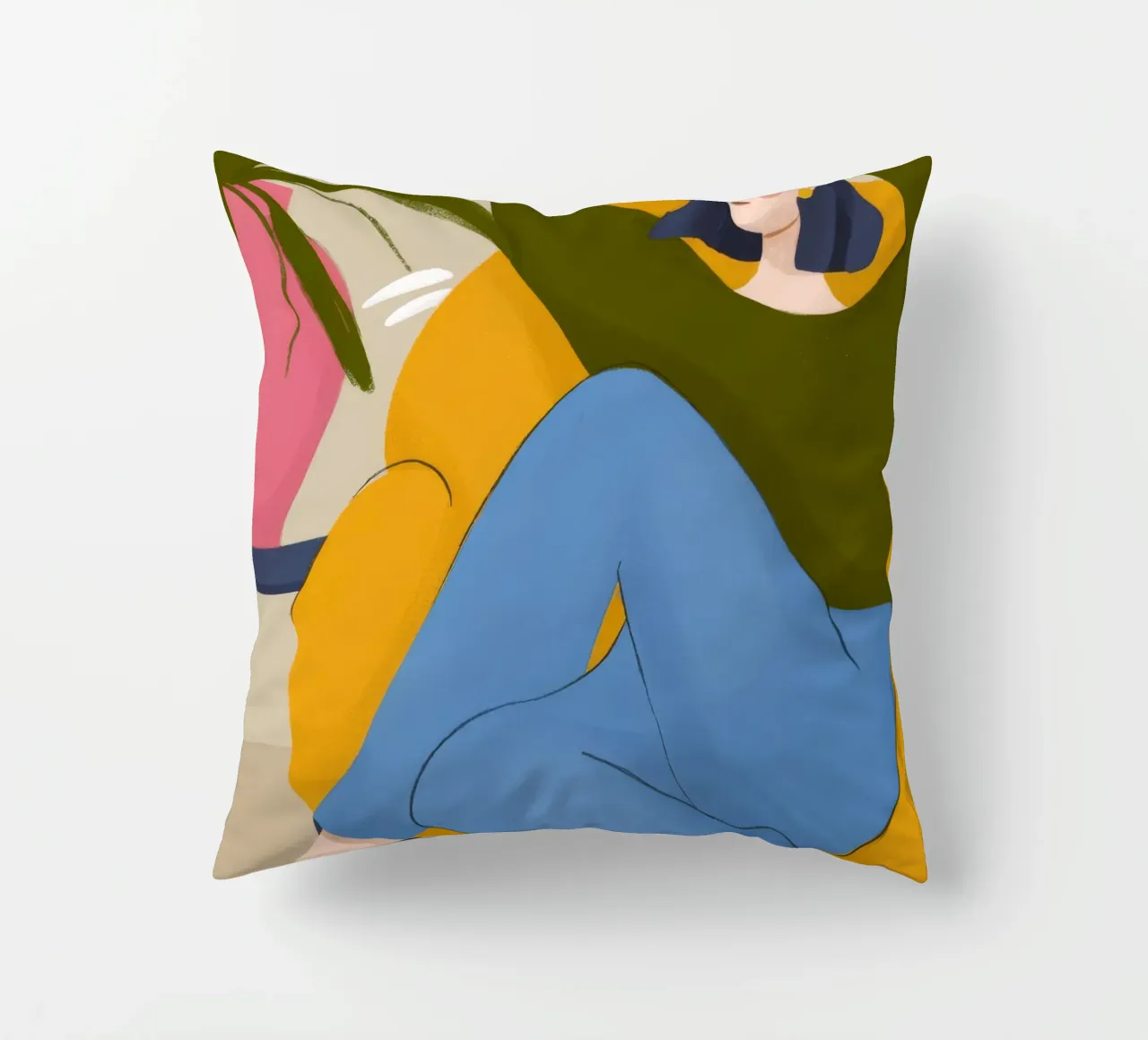 Sedia gialla relax cuscino da Kamera Obskura