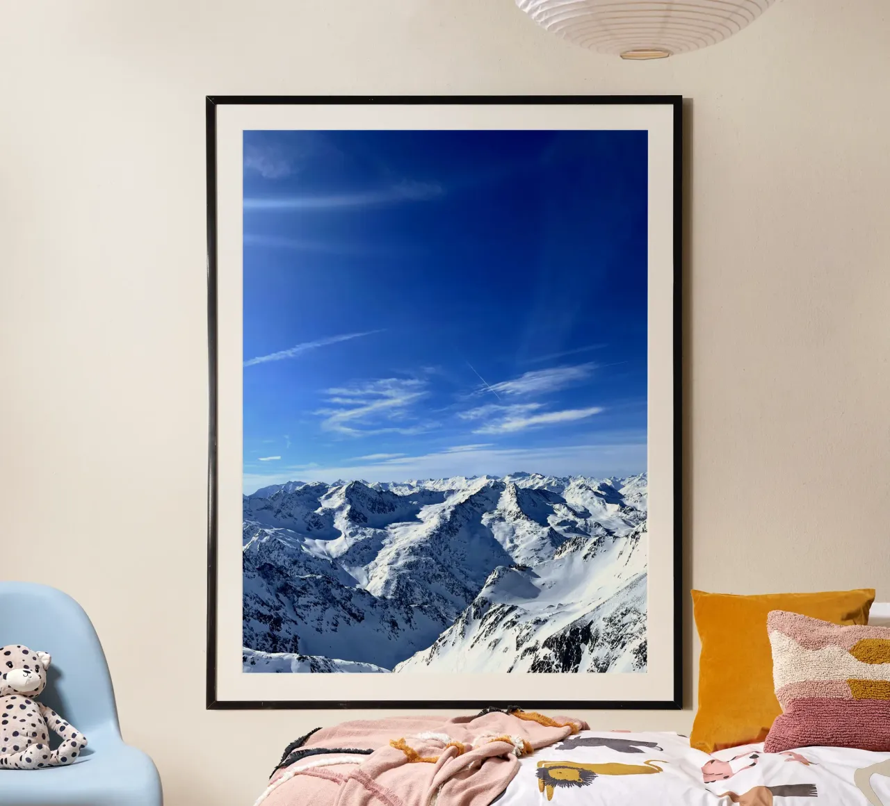 Skyline Over Snowy Heights carta hahnemühle da Mexpresso