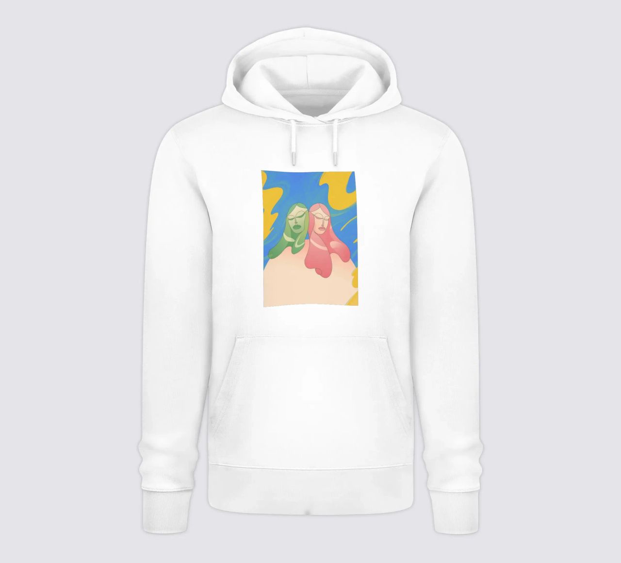 Stretta di mano colorata felpa con cappuccio da Kamera Obskura