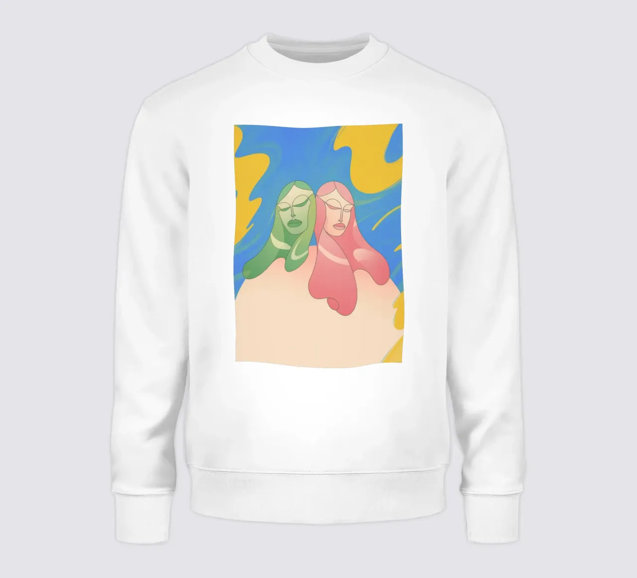 Poignée de main colorée sweat de Kamera Obskura