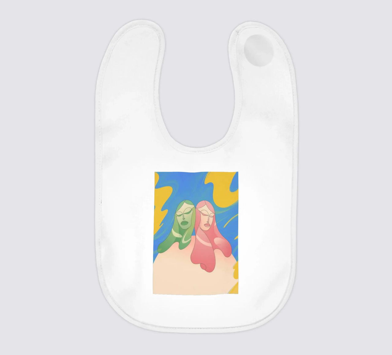 Stretta di mano colorata bavaglino da Kamera Obskura