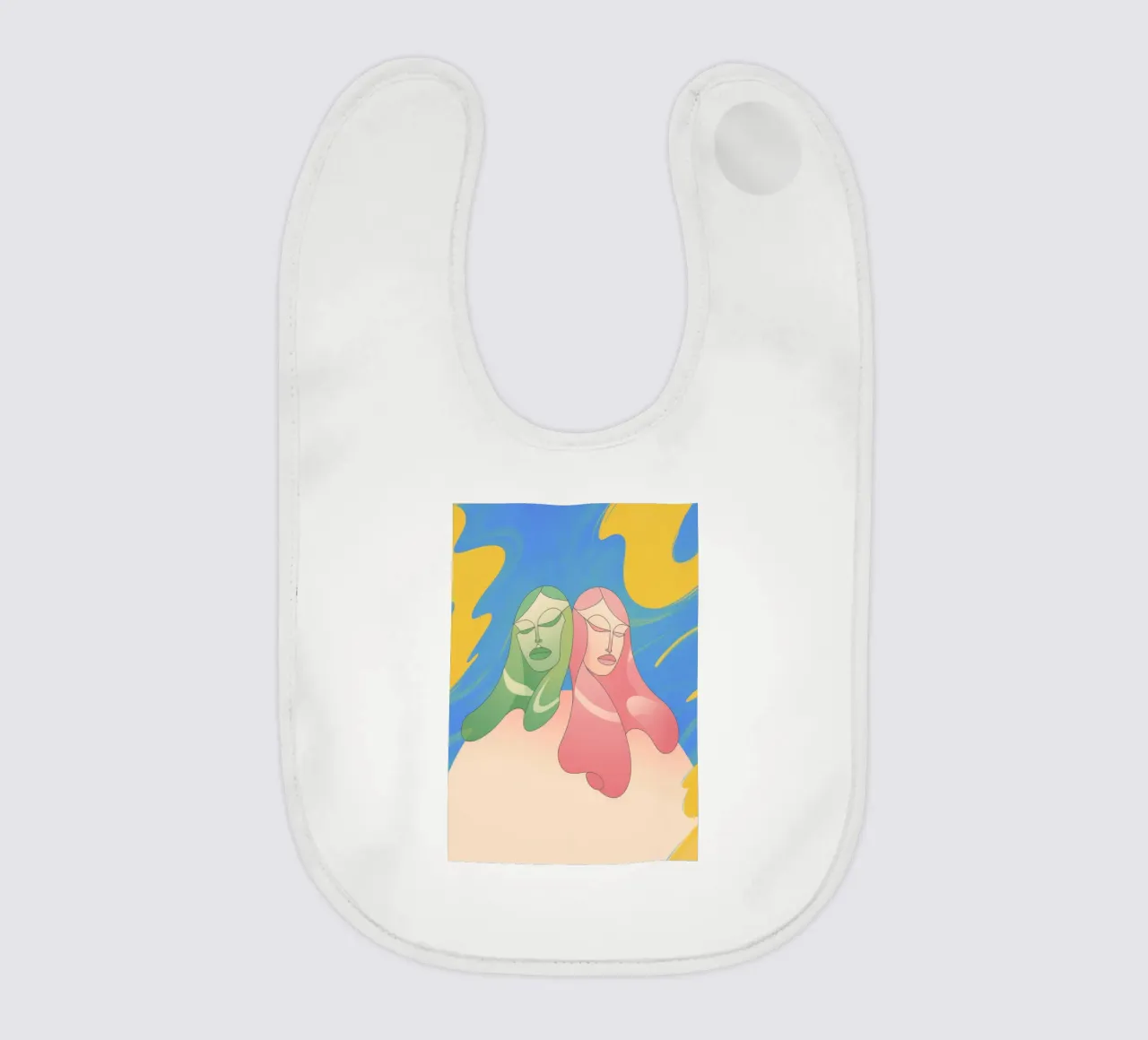 Stretta di mano colorata bavaglino da Kamera Obskura