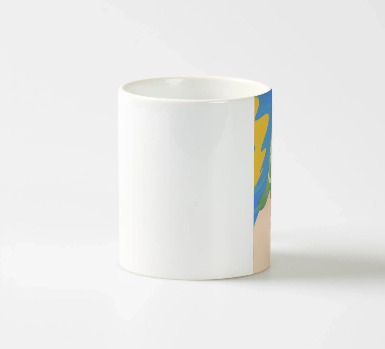 Stretta di mano colorata tazza in ceramica da Kamera Obskura