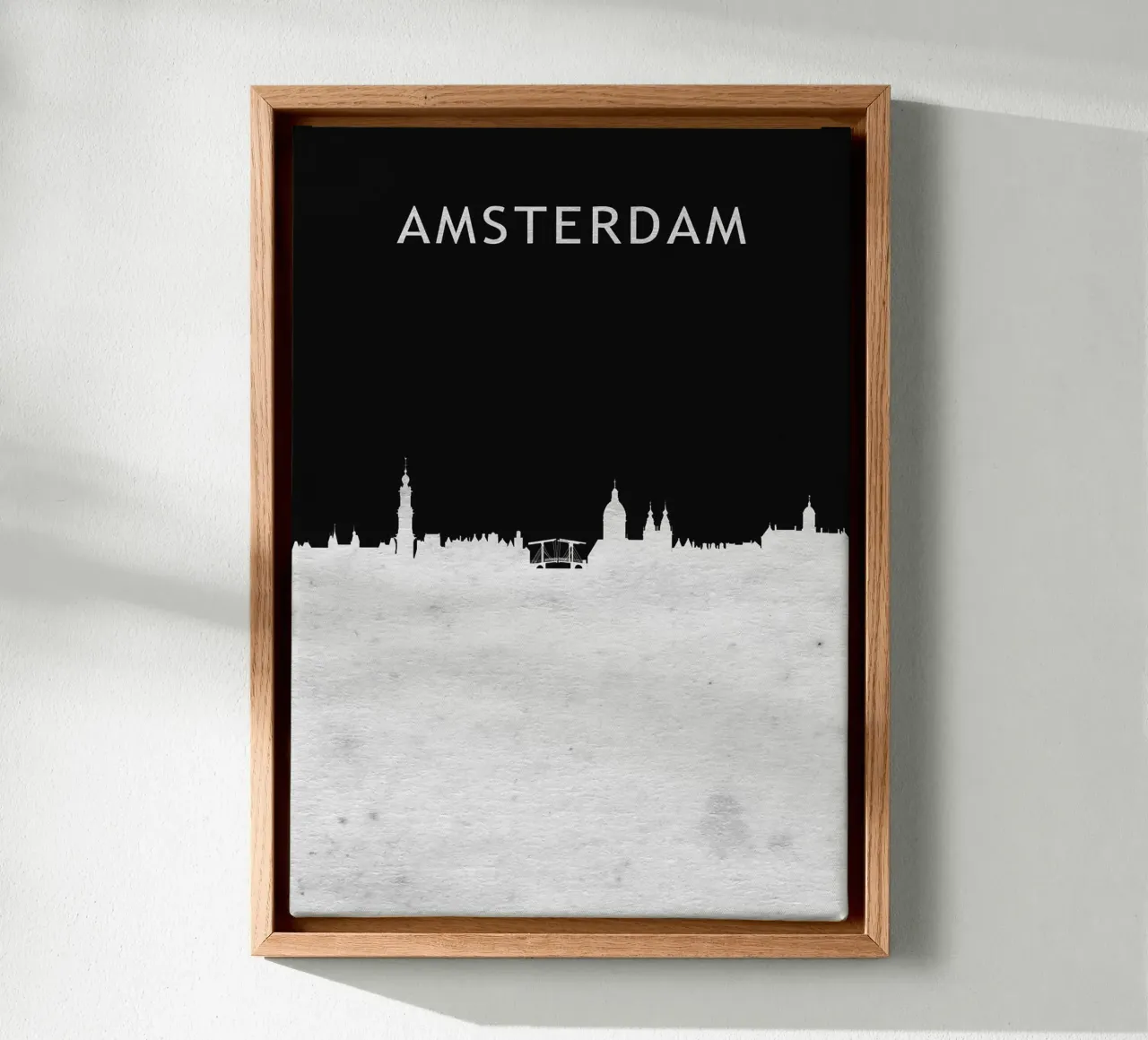 Amsterdam Netherlands tela con Cornice a cassetta da Travelstudio