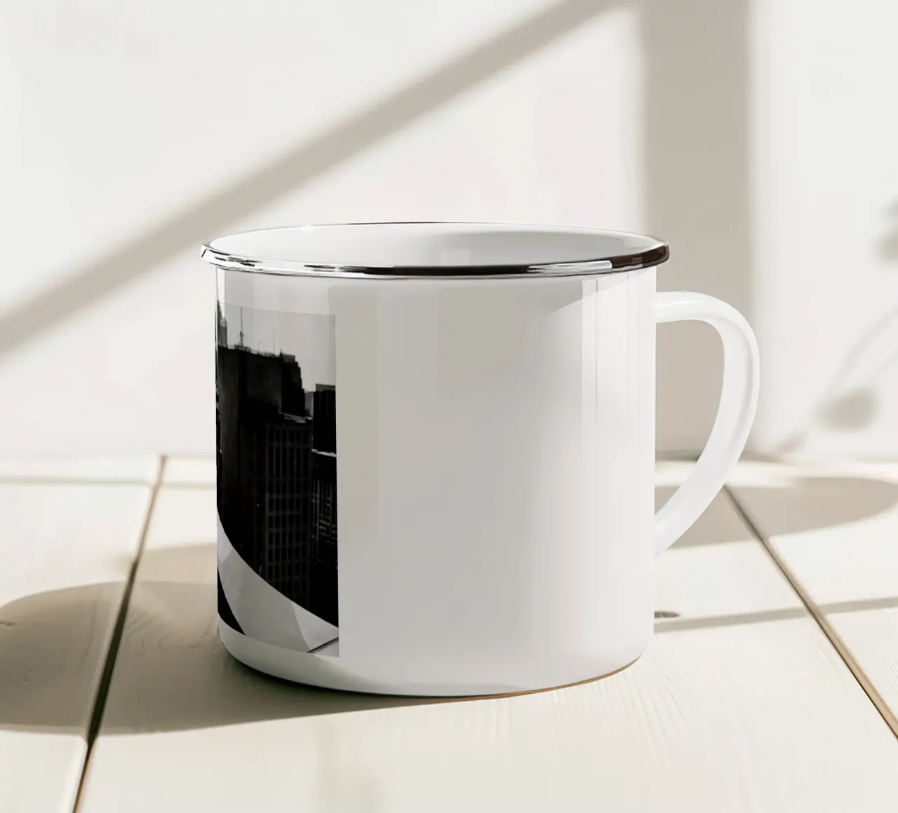 New York tazza in smalto da Marie Bärsch