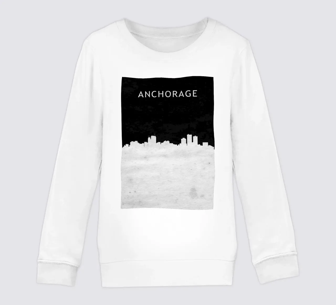 Anchorage Alaska felpa bambino da Travelstudio