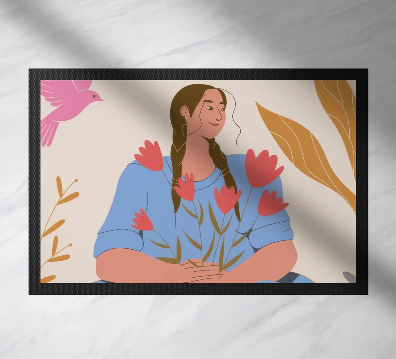 Sole e fiori zerbino da Kamera Obskura