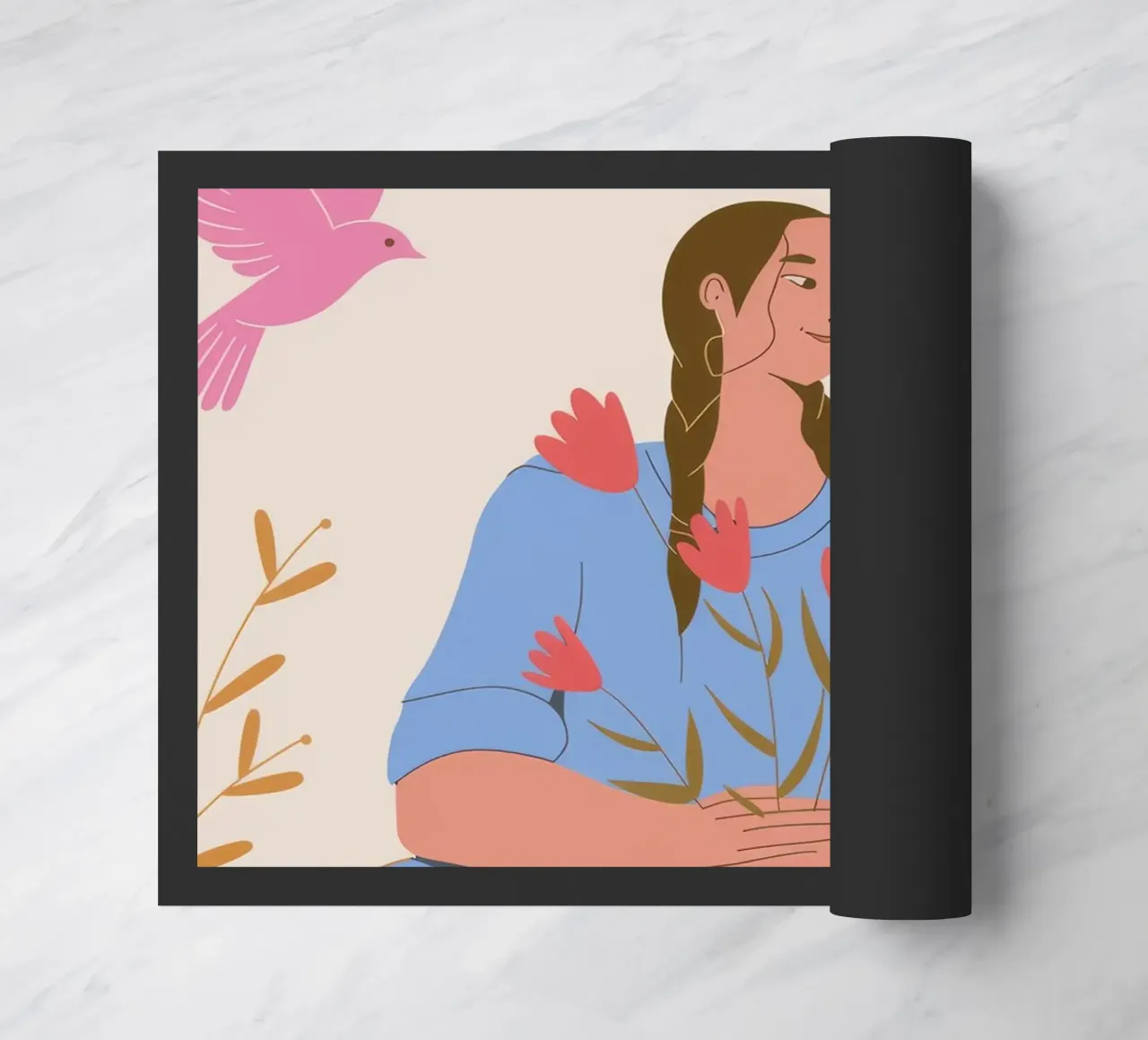 Sole e fiori zerbino da Kamera Obskura