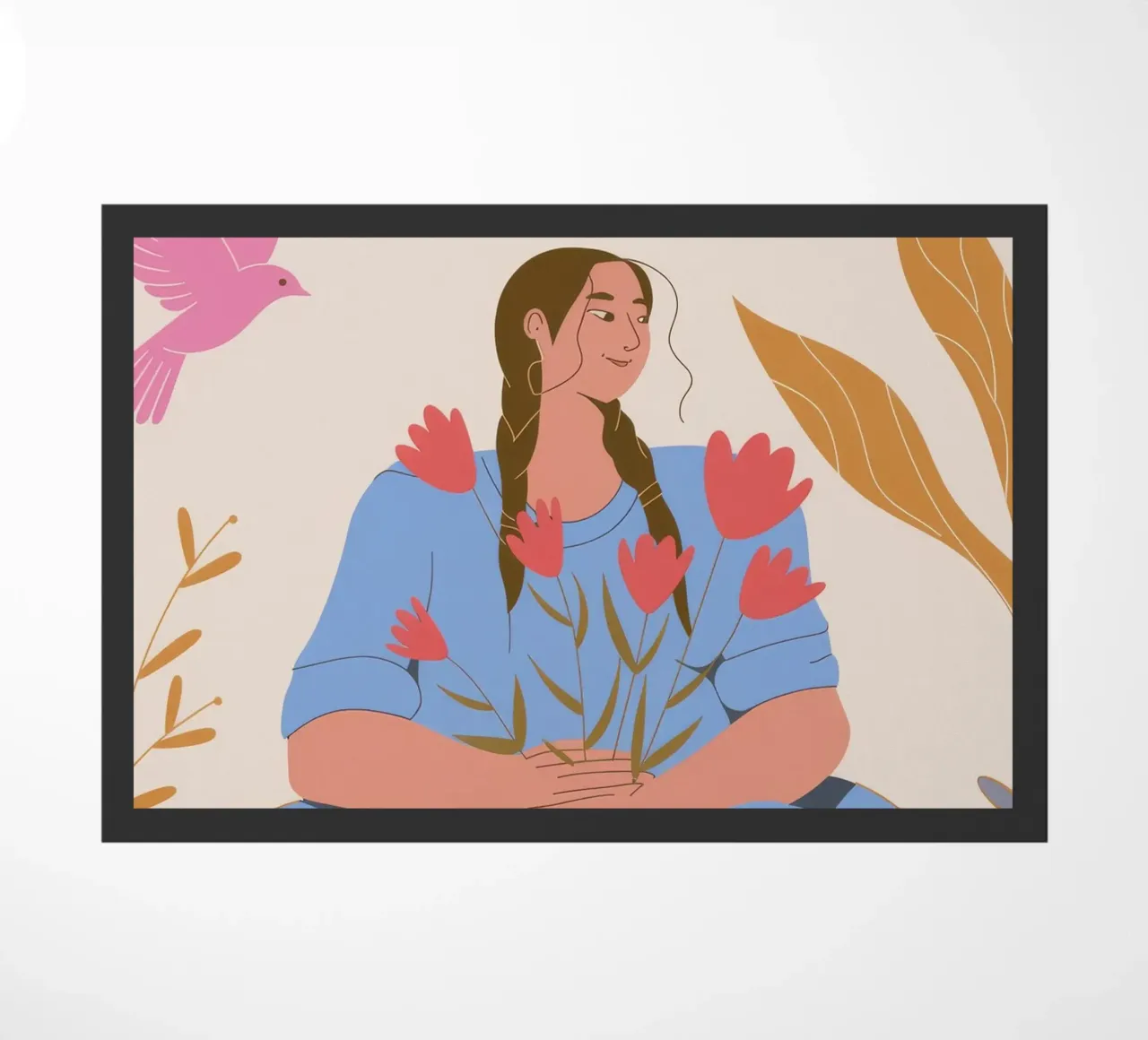 Sole e fiori zerbino da Kamera Obskura