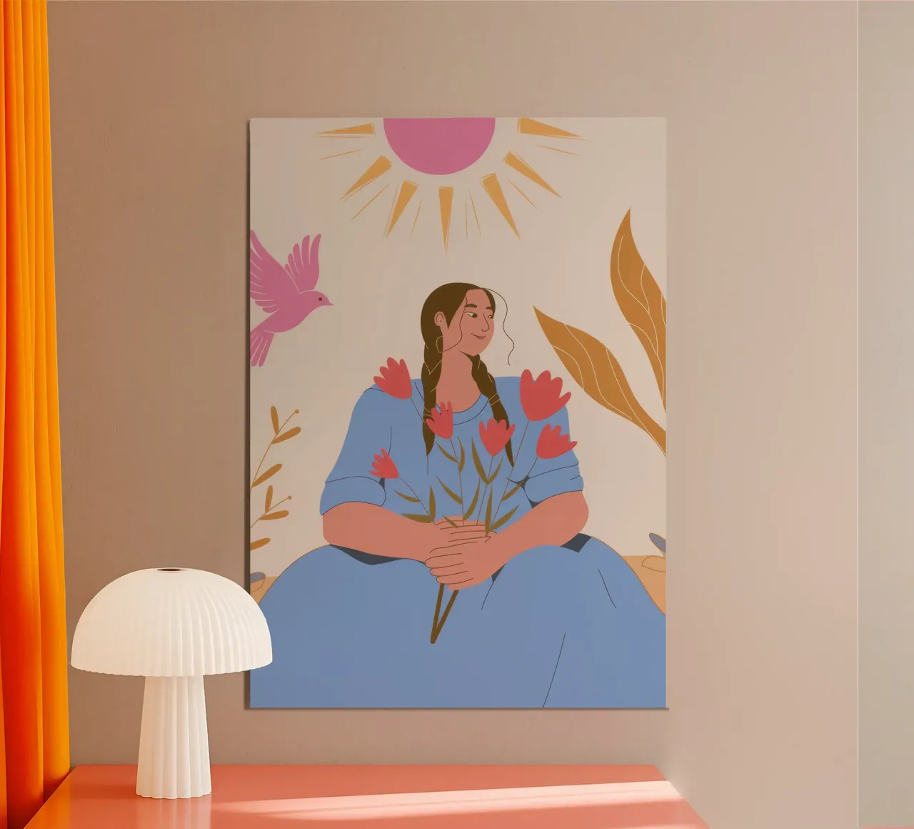 Sole e fiori poster da Kamera Obskura