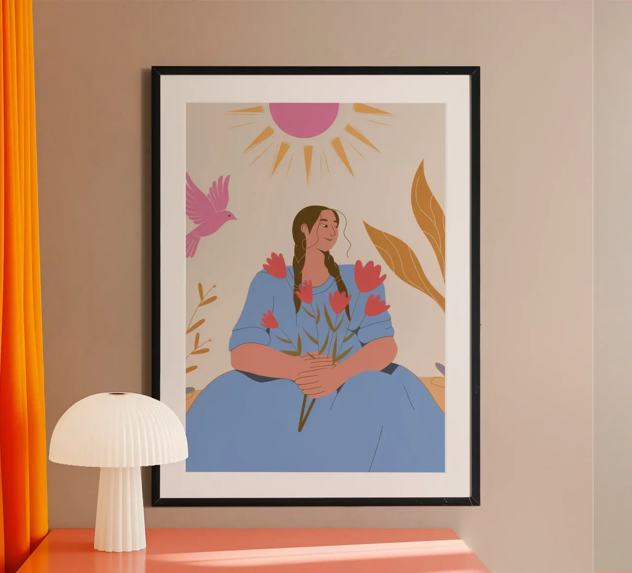 Sole e fiori poster da Kamera Obskura