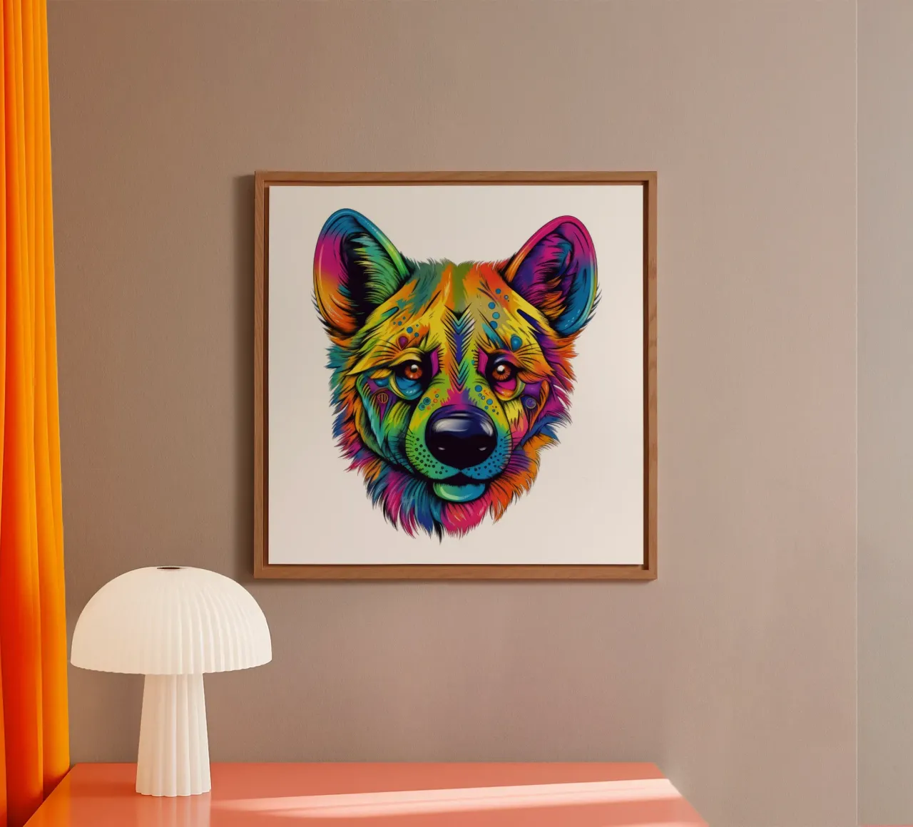 Iena Tatoo alluminio dibond da Animal Portraits