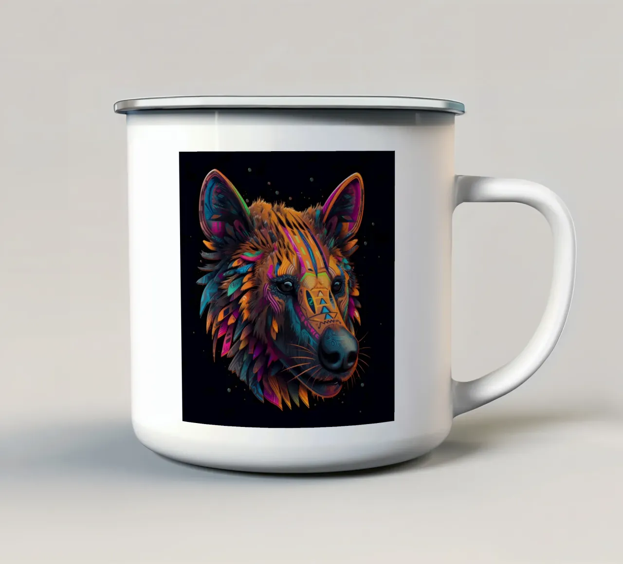 Iena Tatoo tazza in smalto da Animal Portraits