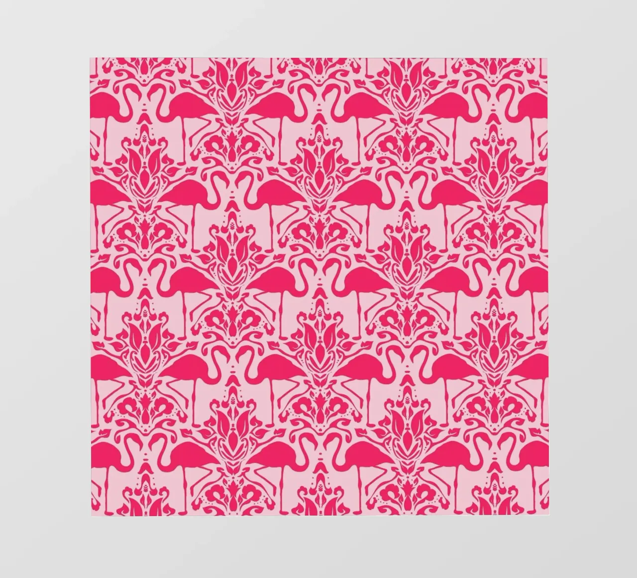 Flamingo Damask - pink pellicola backlit da Jacqueline Maldonado