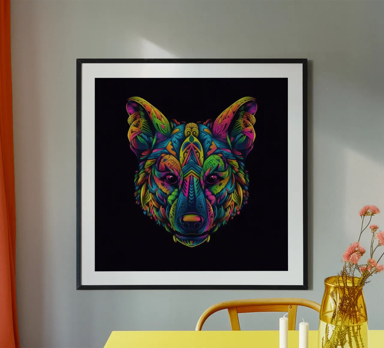 Tatoo Hyena hahnemühle by Animal Portraits