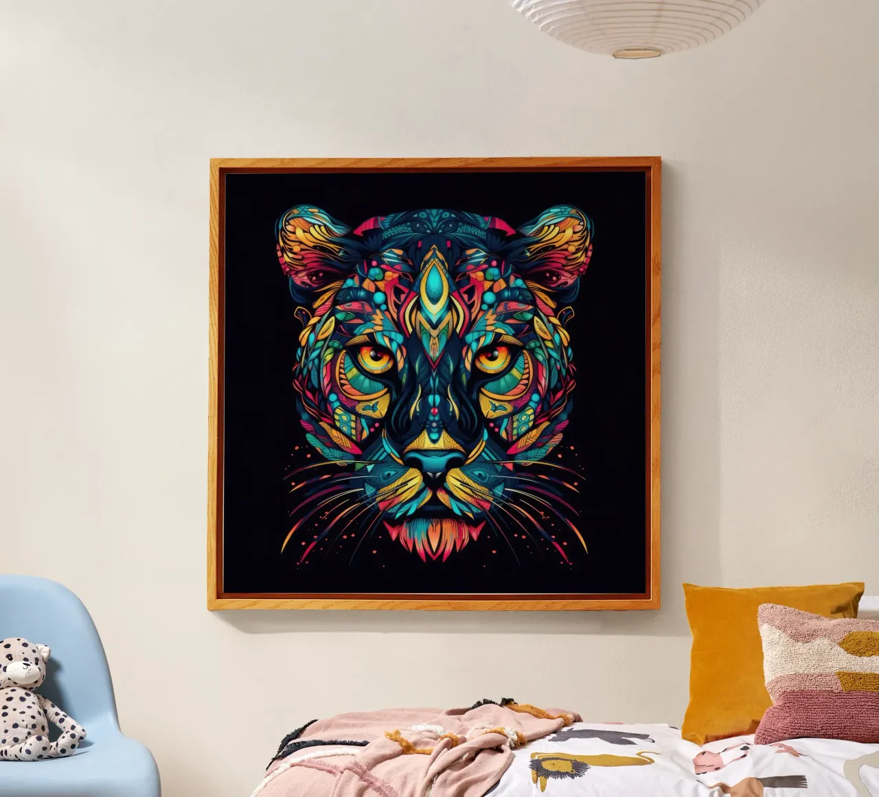 Tatoo Jaguar Acryl-Glas von Animal Portraits