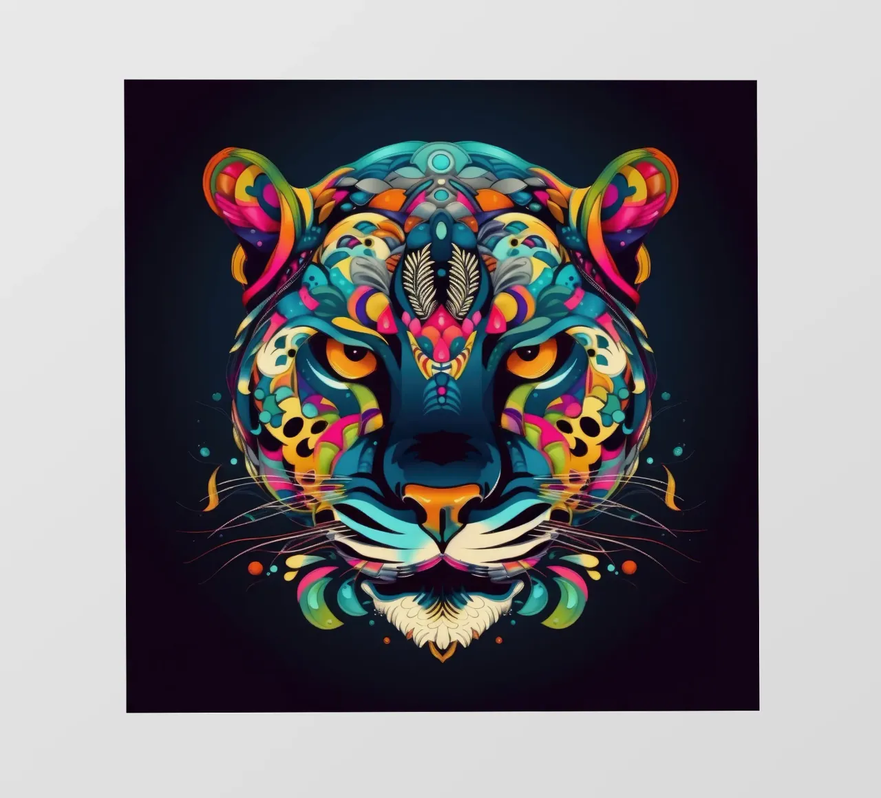 Tatoo Jaguar telo in pvc da Animal Portraits