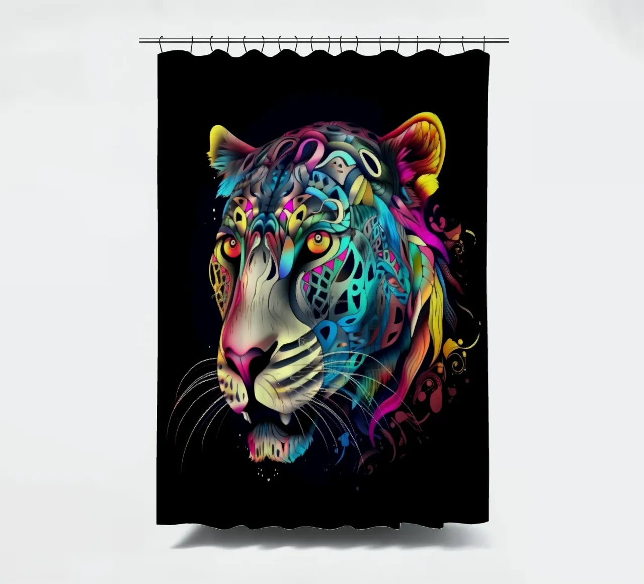 Tatoo Jaguar tenda da doccia da Animal Portraits