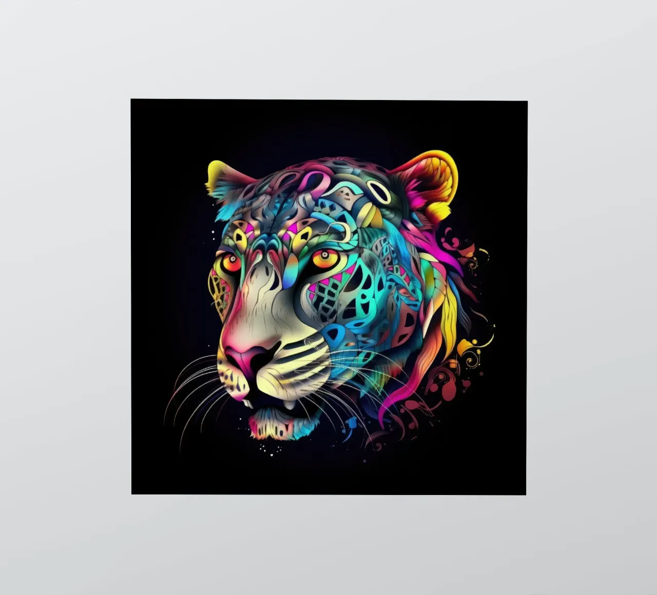 Tatoo Jaguar Sticker von Animal Portraits