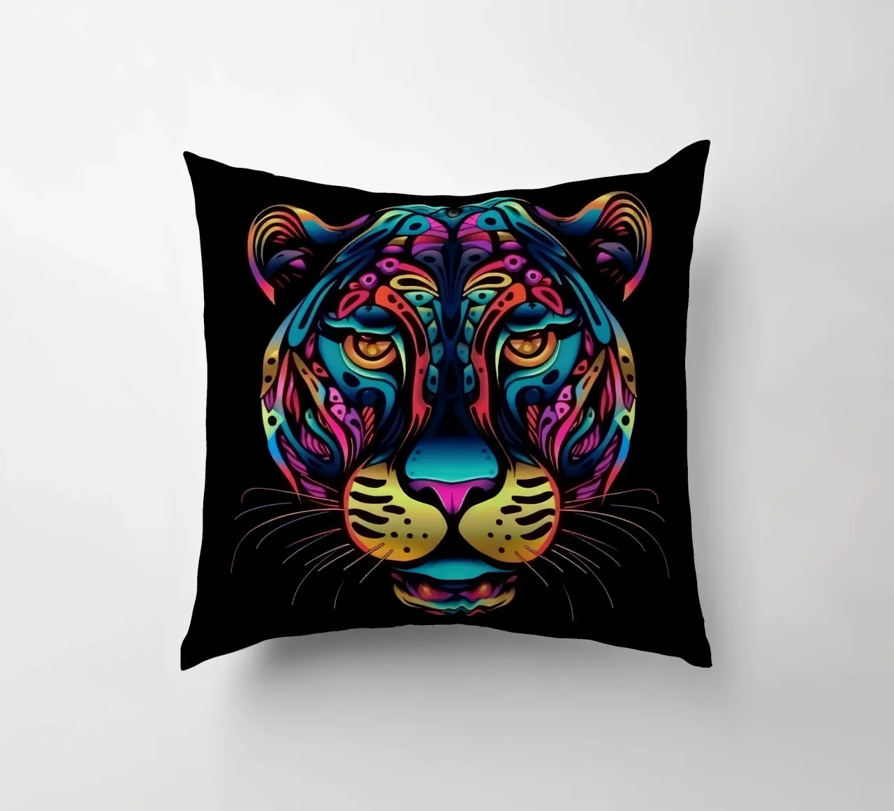 Tatoo Jaguar cuscino da Animal Portraits