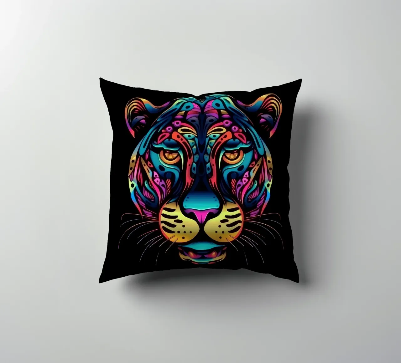Tatoo Jaguar cuscino da Animal Portraits