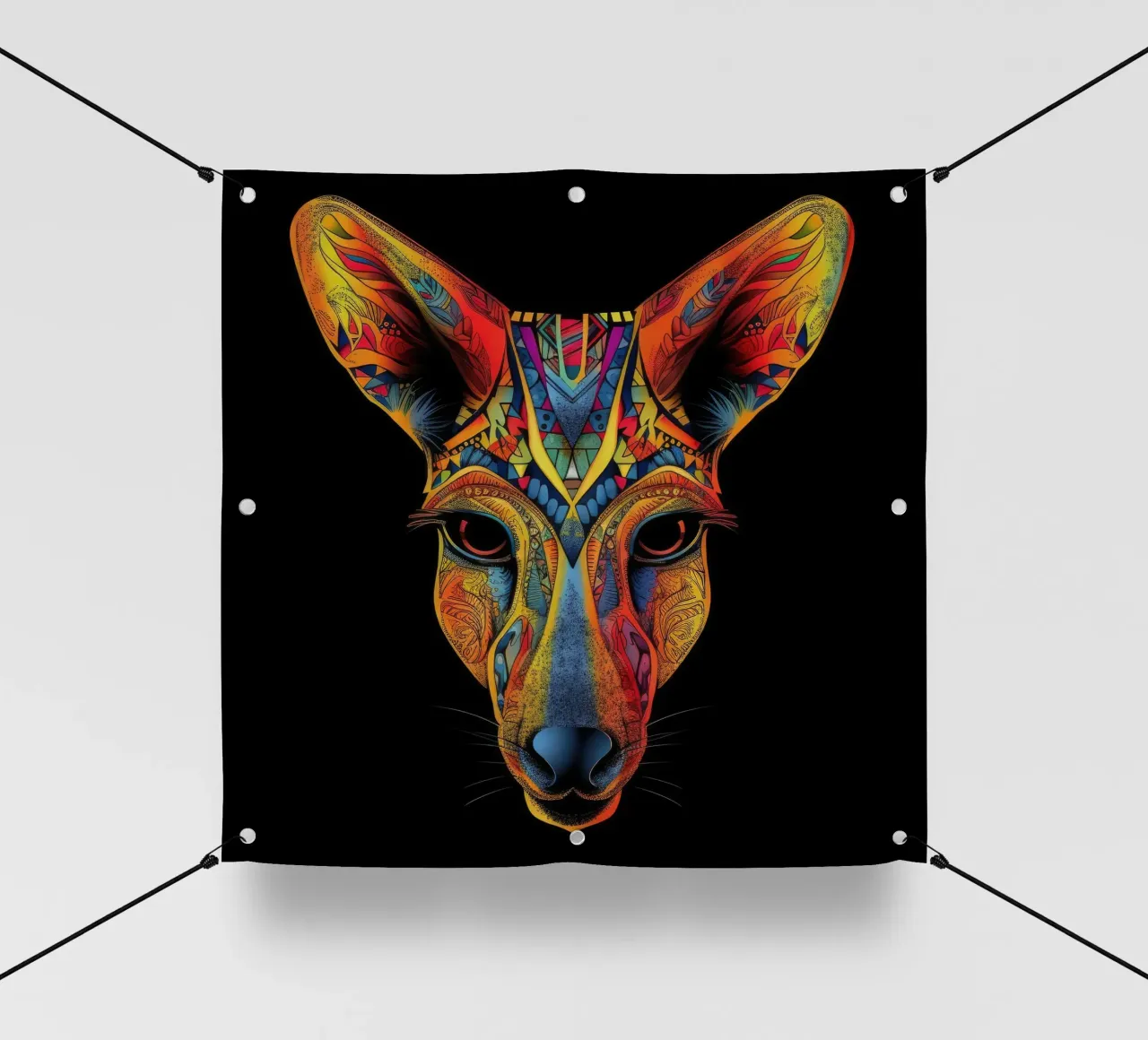 Canguro Tatoo telo in pvc da Animal Portraits