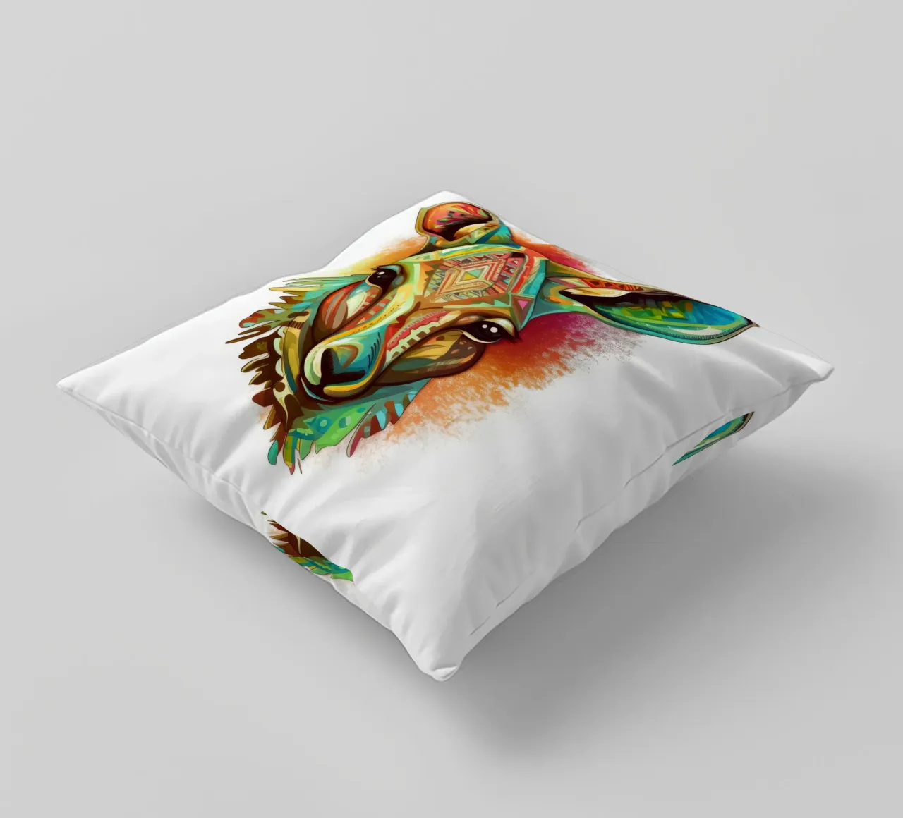 Tatoo Kangourou coussin de Animal Portraits