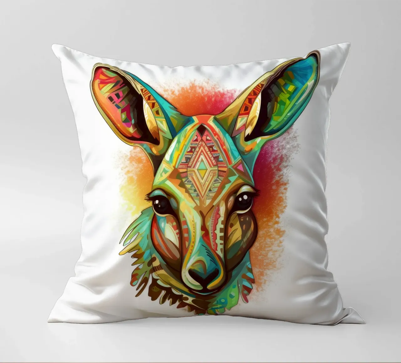 Tatoo Kangourou coussin de Animal Portraits