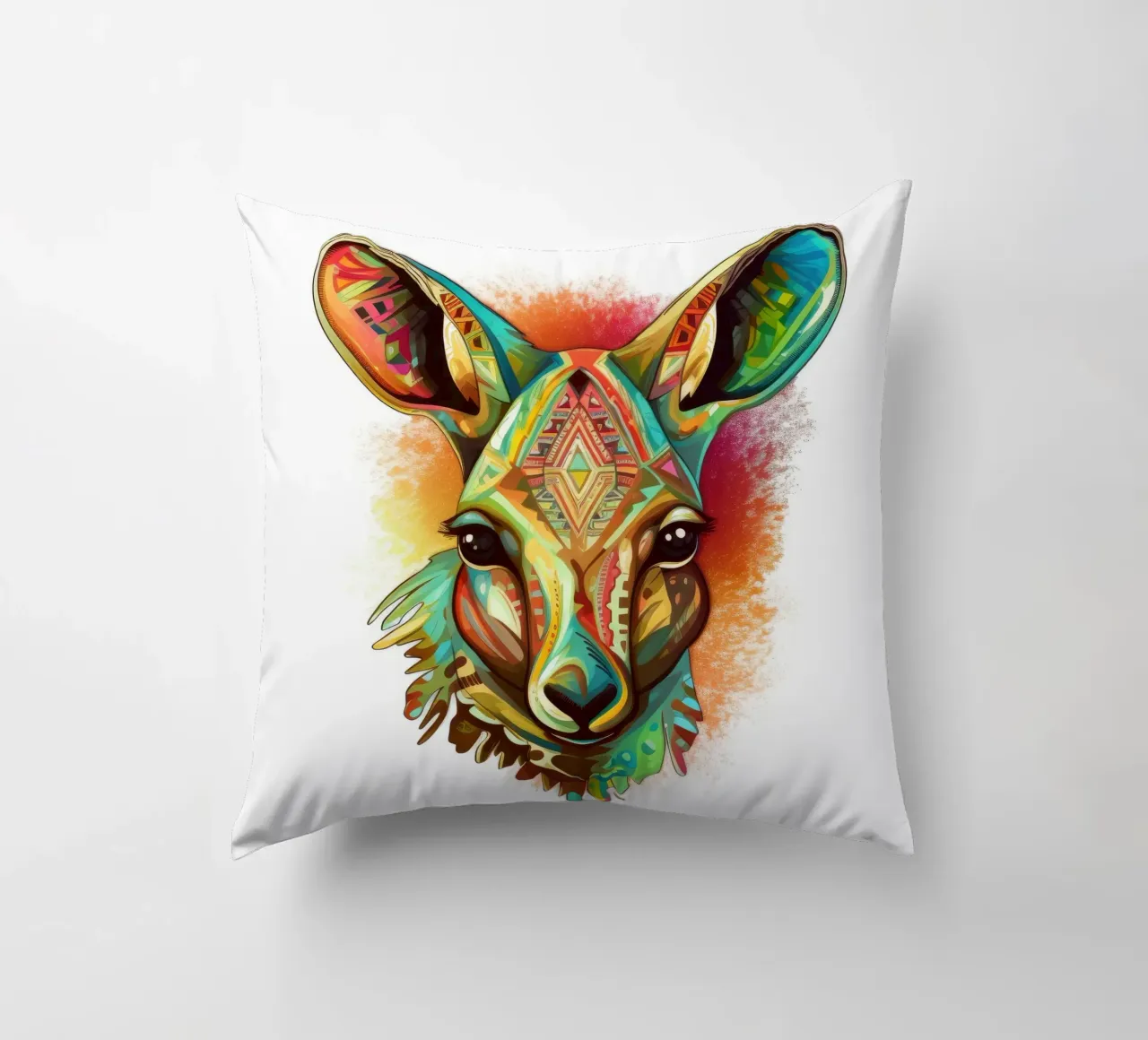 Tatoo Kangourou coussin de Animal Portraits