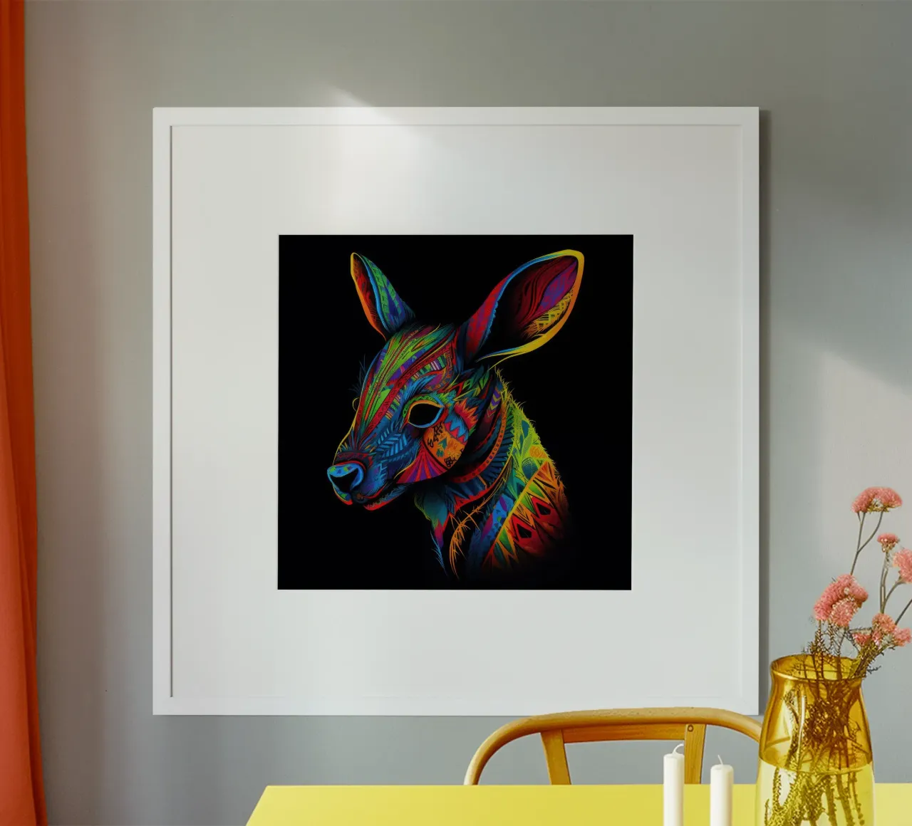 Canguro Tatoo poster da Animal Portraits