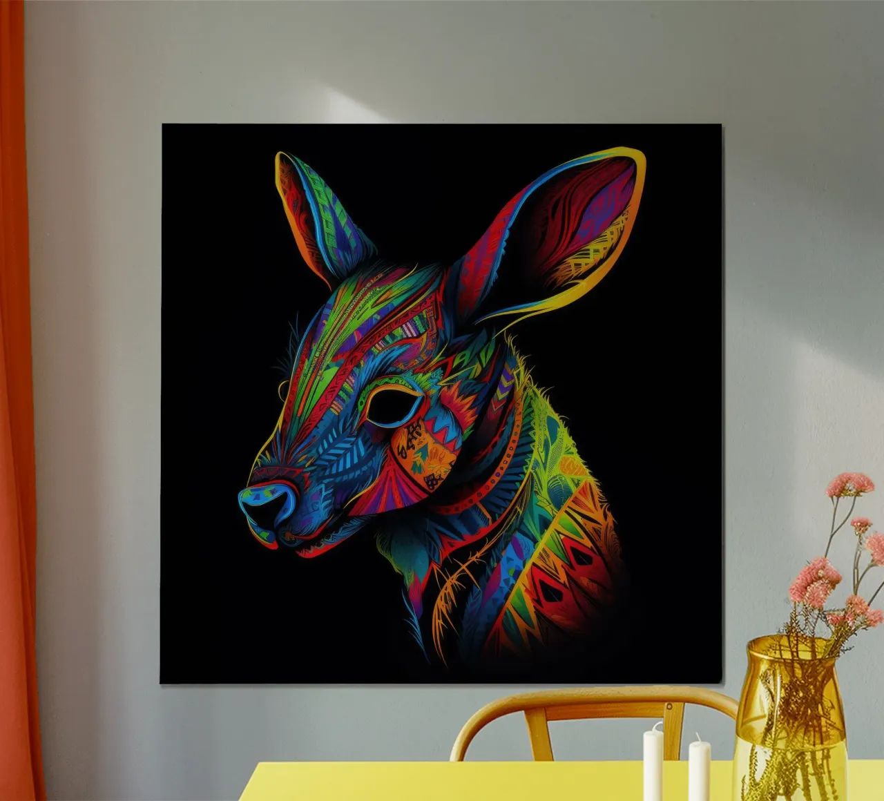 Canguro Tatoo poster da Animal Portraits