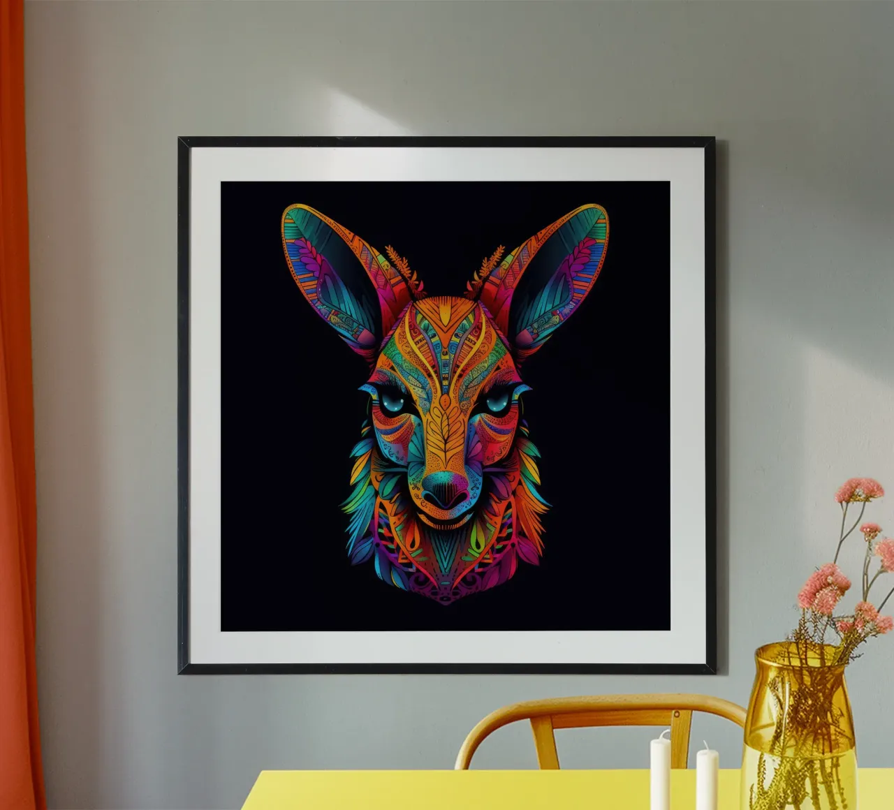 Tatoo Kangourou poster de Animal Portraits