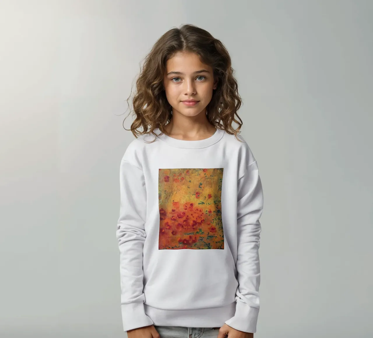Piccoli fiori caldi astratti felpa bambino da Teresa André