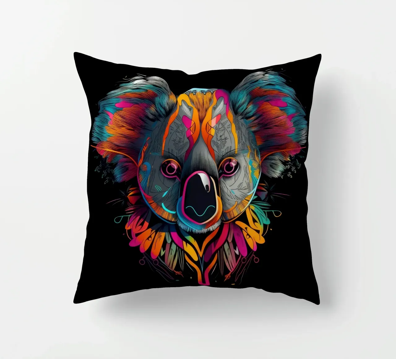Tatoo Koala cuscino da Animal Portraits