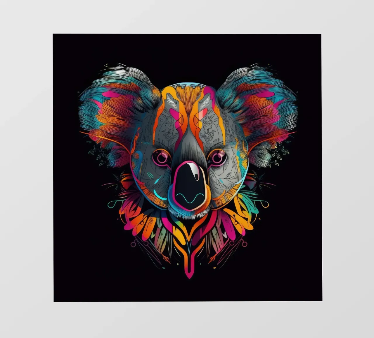 Tatoo Koala pellicola backlit da Animal Portraits
