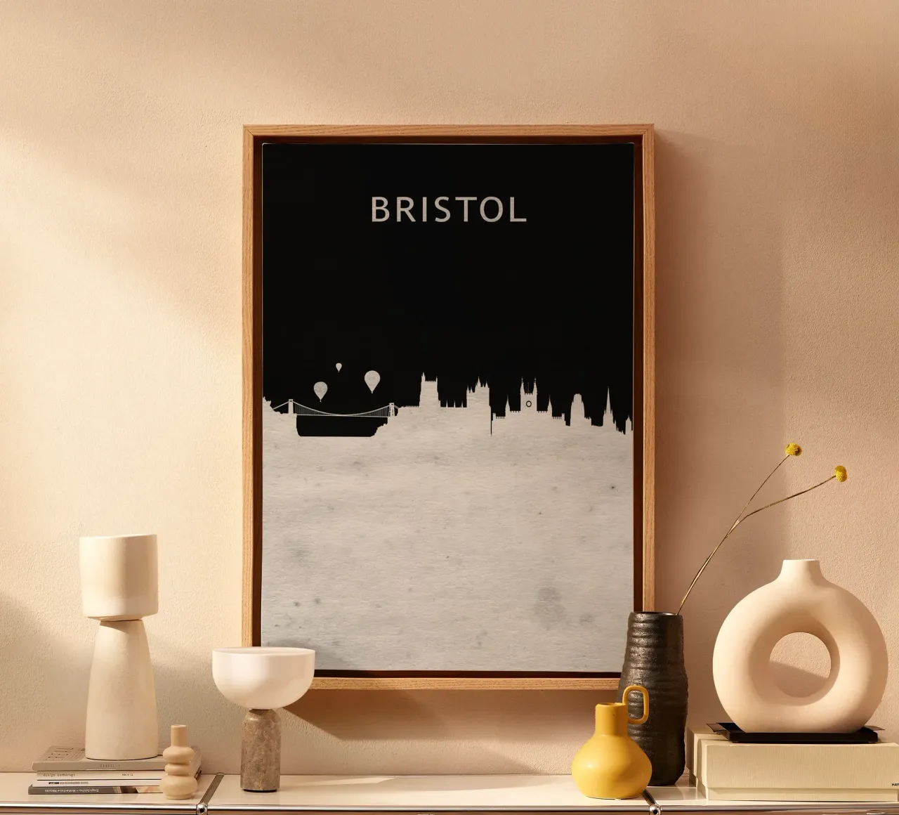 Bristol England tela con Cornice a cassetta da Travelstudio