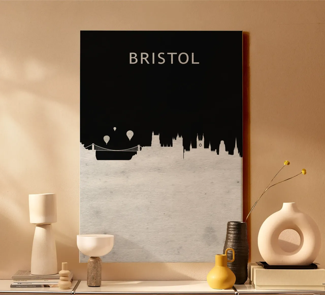 Bristol England tela con Cornice a cassetta da Travelstudio