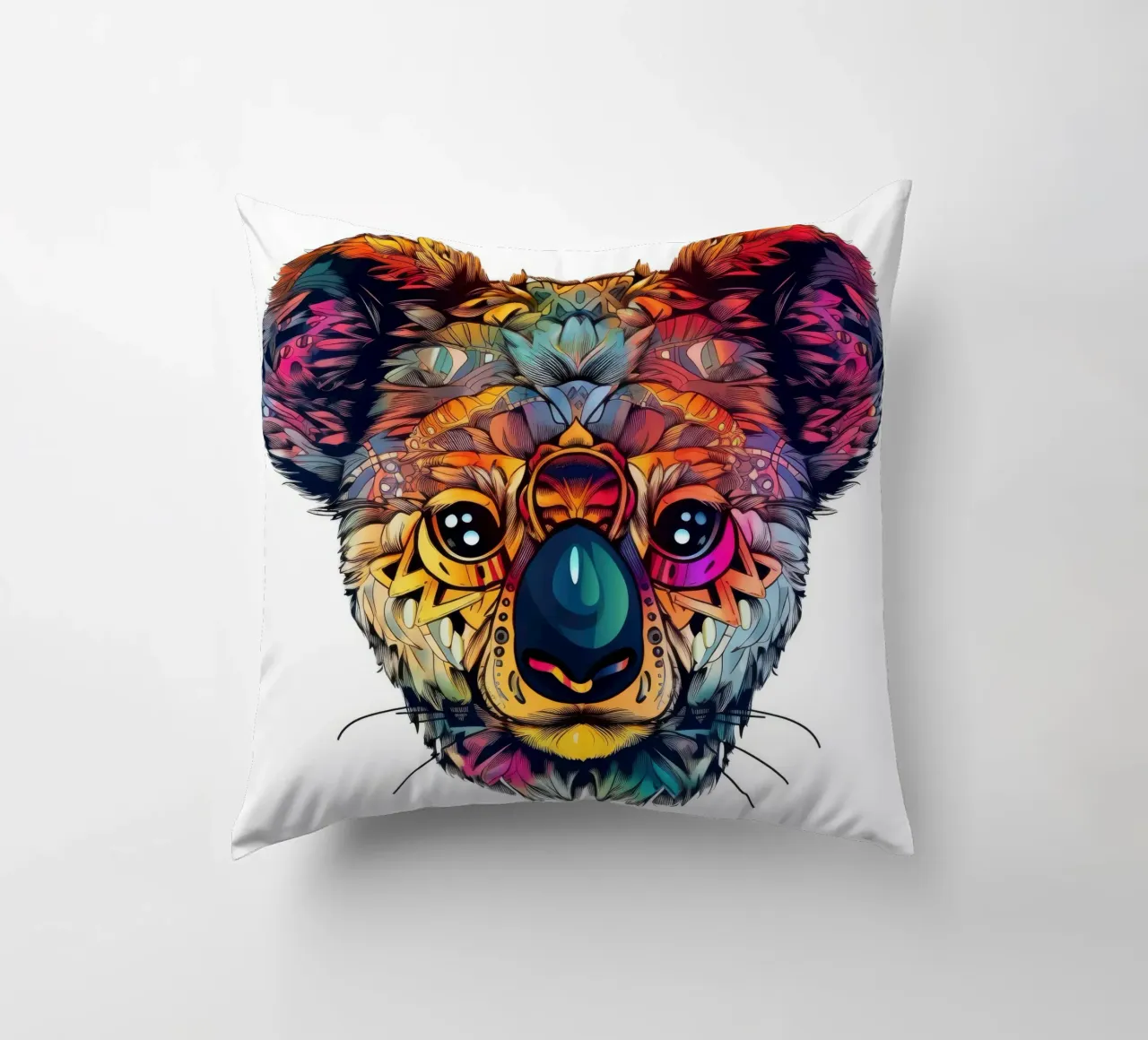 Tatoo Koala cuscino da Animal Portraits