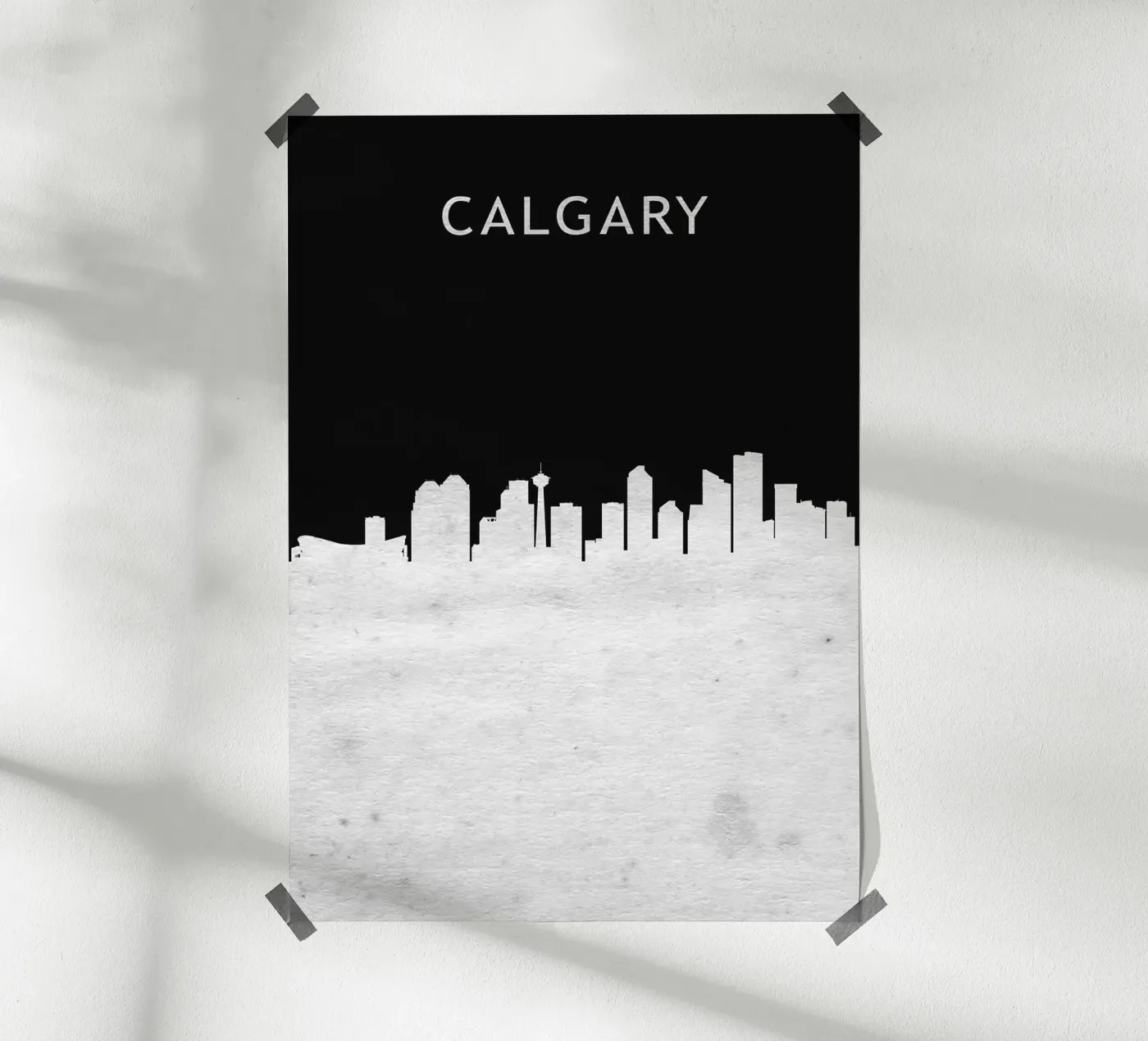 Calgary Canada poster da Travelstudio