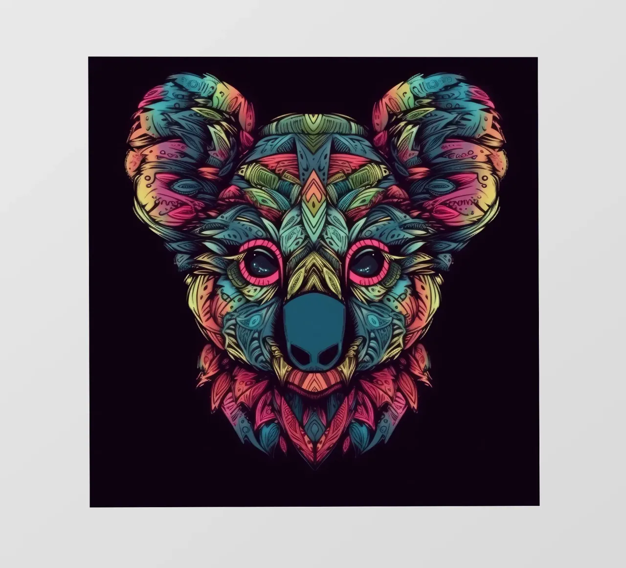 Tatoo Koala pellicola backlit da Animal Portraits