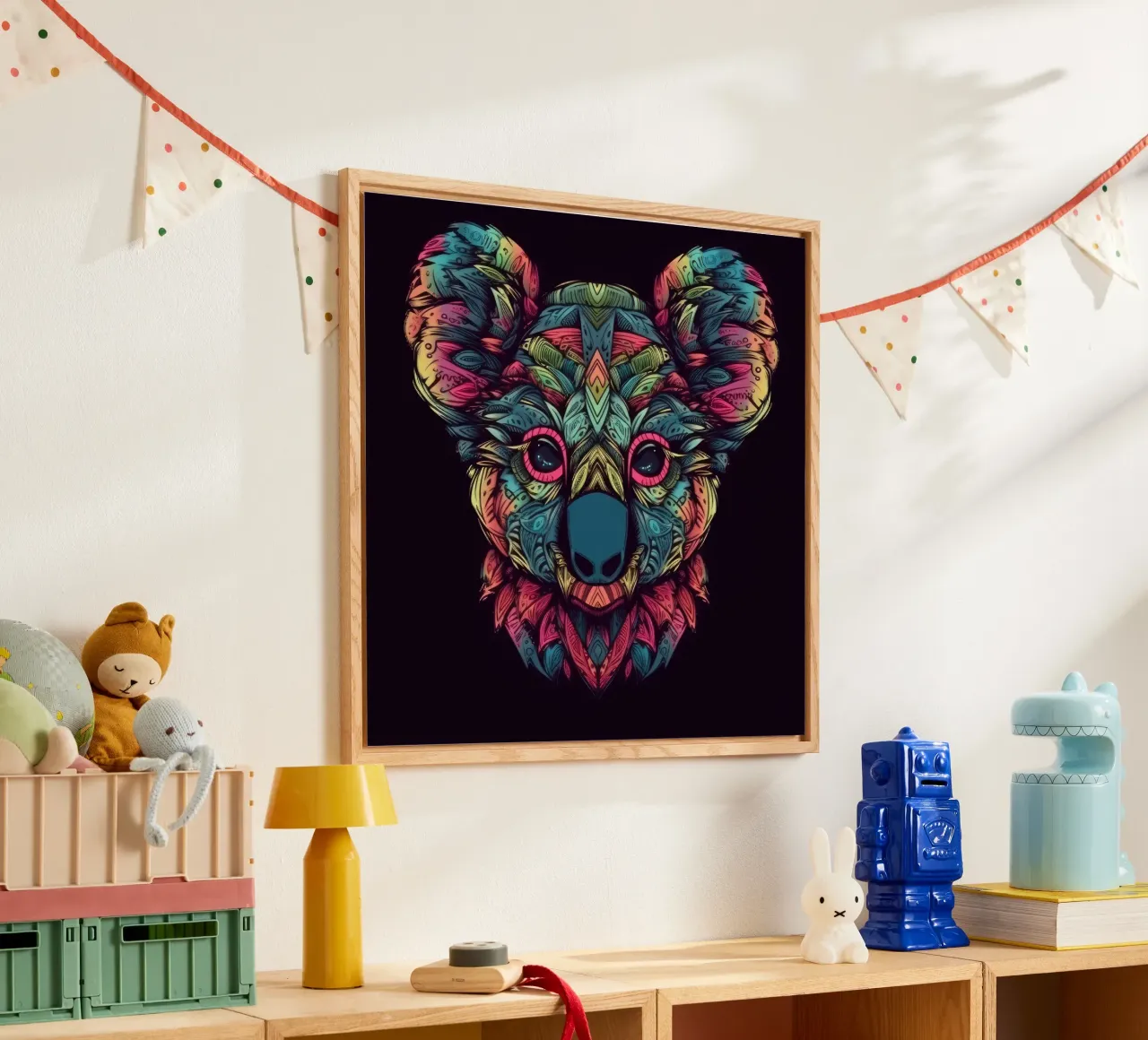 Tatoo Koala acrylic glass by Animal Portraits