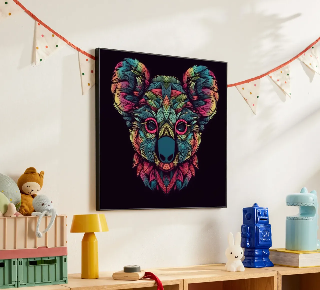 Tatoo Koala forex plate by Animal Portraits