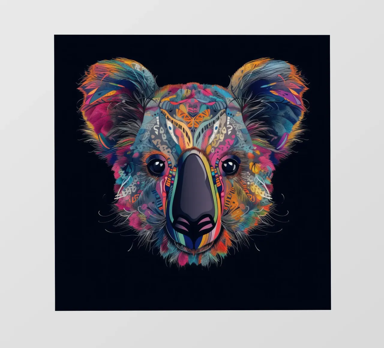 Tatoo Koala pellicola backlit da Animal Portraits