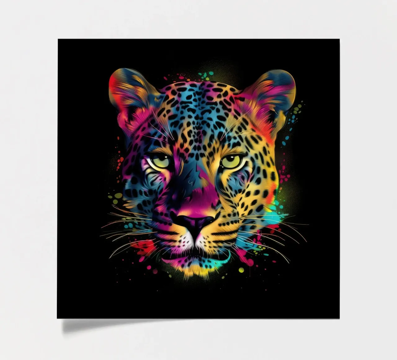 Tatoo Leopard Stickerbogen von Animal Portraits